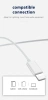 JELLICO wired earphones EP3A Lightning with microphone 1.2M White