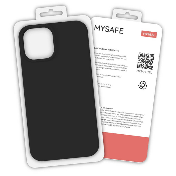 MYSAFE ETUI SILIKONOWE SAMSUNG GALAXY A42 5G CZARNY PUDEŁKO