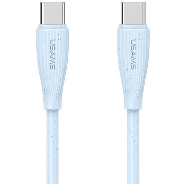 Kabel USAMS Green Series SJ716 60W USB-C do USB-C 1m niebieski