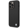 Etui BMW Silicone Metal Logo na iPhone 15 Pro - czarne