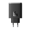 Baseus Cube Pro 65W GaN charger 2x USB-C USB-A - black