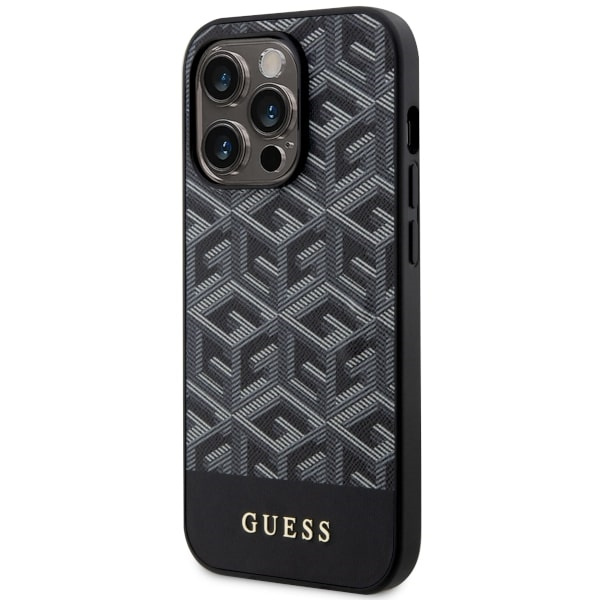 Guess GUHMP14XHGCFSEK iPhone 14 Pro Max6.7" czarny/black hardcase GCube Stripes MagSafe