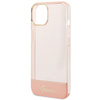 Guess GUHCP14MHGCOP iPhone 14 Plus / 15 Plus 6.7" różowy/pink hardcase Translucent