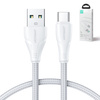 JOYROOM USB CABLE - USB C 3A SURPASS SERIES FOR FAST CHARGING AND DATA TRANSFER 1.2 M WHITE (S-UC027A11)