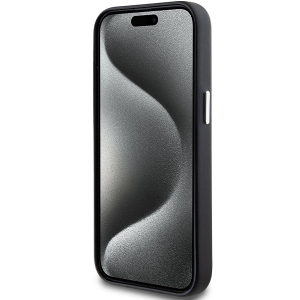 BMW Signature Wrapped Metal MagSafe case for iPhone 15 Plus / 14 Plus - black
