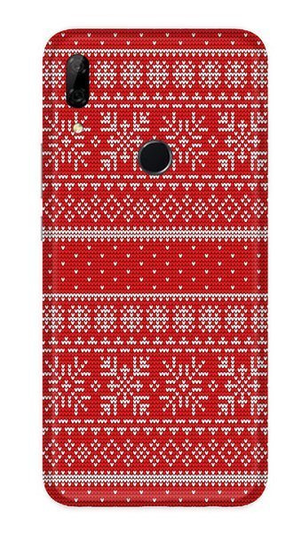 CaseGadget ETUI NADRUK CZERWONE ŚNIEŻYNKI HUAWEI P SMART Z