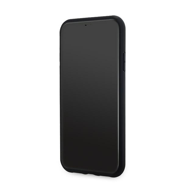 DKNY DKHMN61PCPVSLK iPhone 11 / Xr6.1" czarny/black hardcase Leather Checkered Mono Pattern MagSafe
