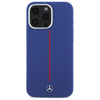 Mercedes MEHMP16X23SUMRV iPhone 16 Pro    Max 6.9" granatowy/navy hardcase Silicone Red Stripe MagSafe