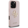 Etui Guess Grained Big 4G Logo Small Classic Logo do iPhone 16 Pro różowy