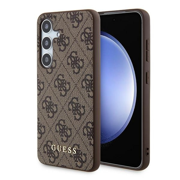 Guess GUOHCSA55G4GFBR A55 A556brązowy/brown hardcase 4G Metal Gold Logo