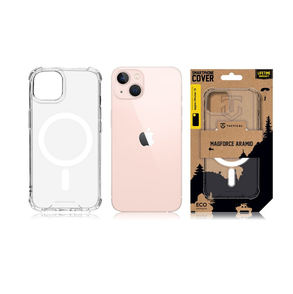 Tactical MagForce Plyo Cover for Apple iPhone 13 Transparent