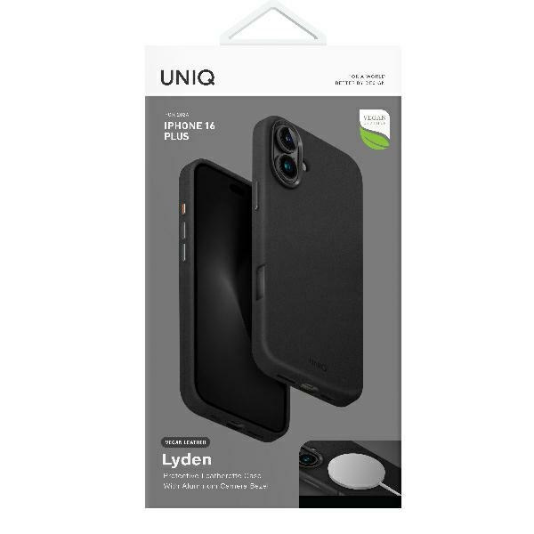 UNIQ etui Lyden iPhone 16 Plus 6.7" Magclick Charging czarny/dallas black