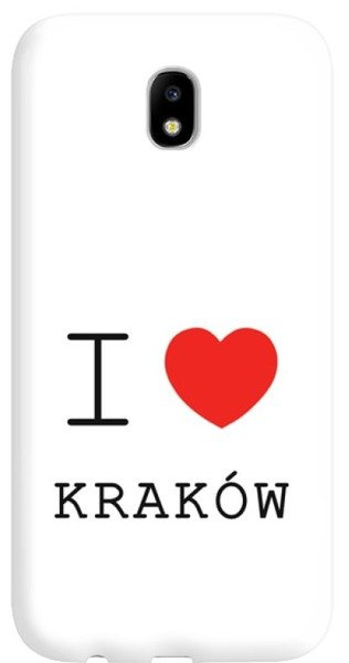 FUNNY CASE ETUI NADRUK I LOVE KRAKÓW SAMSUNG GALAXY J3 2017