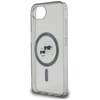 Etui Karl Lagerfeld IML Metal Karl &     Choupette Heads MagSafe do iPhone 16e czarny