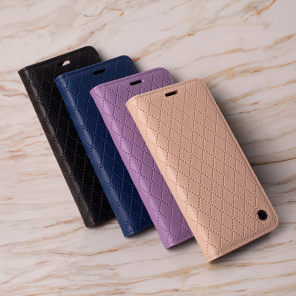 Etui Smart Caro do Xiaomi Redmi 12C / Redmi 11A / Poco C55 fioletowe