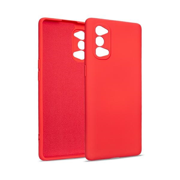 Beline Etui Silicone Oppo Reno4 Pro 5G czerwony/red