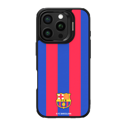 Etui FC Barcelona do iPhone 16 Pro Max Magnetic Case MagSafe OCFCBMCIP16PMBG BG