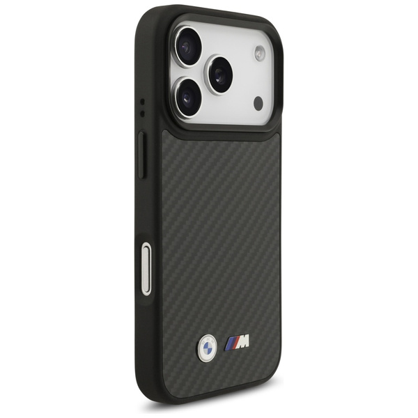 Etui BMW M Kevlar Matt MagSafe do iPhone 17 Pro czarny