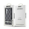 DKNY DKHCS24SPCPTSSK S24 S921czarny/black hardcase Leather Checkered Mono Pattern & Printed Stripes