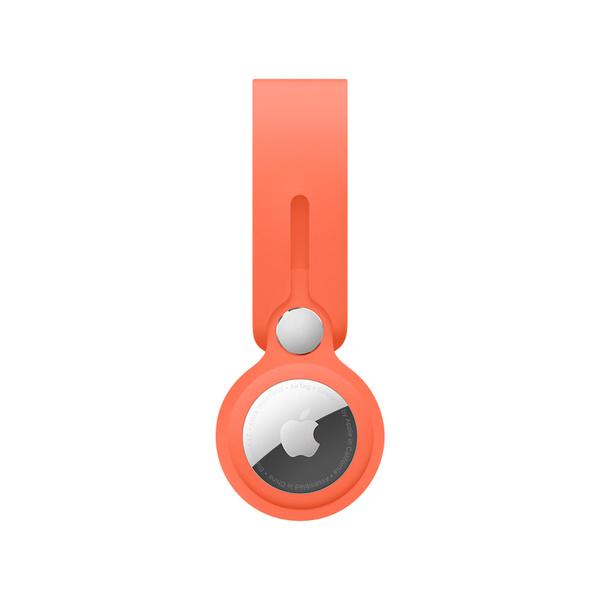 APPLE MK0X3ZM/A AIRTAG LOOP AIRTAG STRAP ELECTRIC ORANGE OPEN PACKAGE