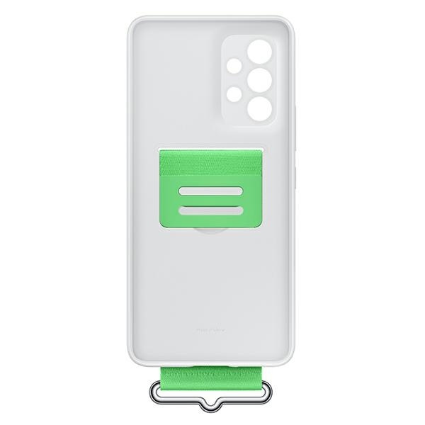 Samsung Strap Silicone Cover etui pokrowiec do Samsung Galaxy A53 5G biały (EF-GA536TWEGWW)