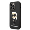 Karl Lagerfeld Silicone Ikonik case for iPhone 14 Pro - black