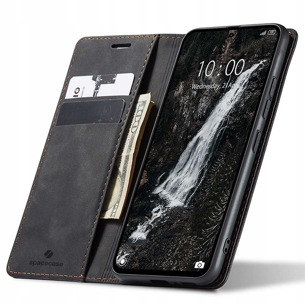 Spacecase Etui Wallet Redmi Note 14 4G black