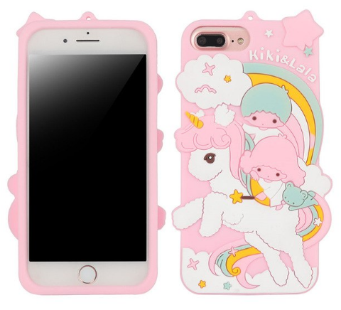 CASE ETUI 3D JEDNOROŻEC I DZIECI RÓŻOWY IPHONE X / IPHONE XS