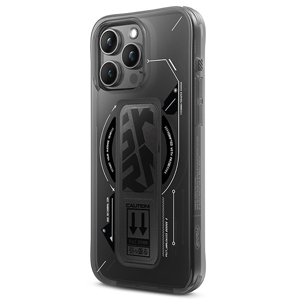Skinarma etui Helio iPhone 16 Pro Max     6.9" Magnetic Charging + Grip Stand czarny/black