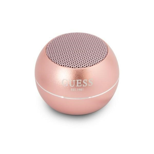 Guess głośnik Bluetooth GUWSALGEPSpeaker mini różowy/pink