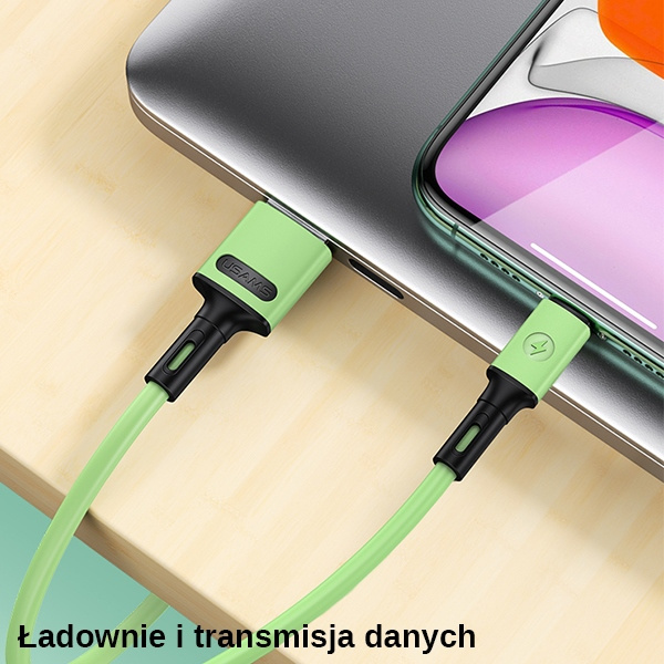 USAMS Kabel U52 microUSB 2A Fast Charge1m purpurowy/purple SJ435USB04 (US-SJ435)