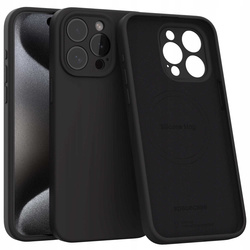 Spacecase Etui Silicone Mag iPhone 15 Pro Max black