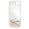 Guess GUHCI8GLHFLGO iPhone 7/8/SE 2020 /SE 2022gold/złoty hard case Glitter Hearts