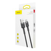 Kabel Baseus Cafule USB-A / USB-C QC 3.0 3A 0.5 m - czarno-szary