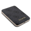 Zestaw Guess GUBPM5P15S4GEMGK iPhone15 6.1" hardcase + Powerbank 5000mAh MagSafe czarny/black 4G Metal Logo