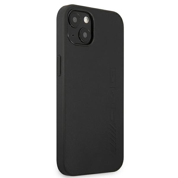 AMG AMHCP13SDOLBK iPhone 13 mini 5,4"  czarny/black hardcase Leather Hot Stamped