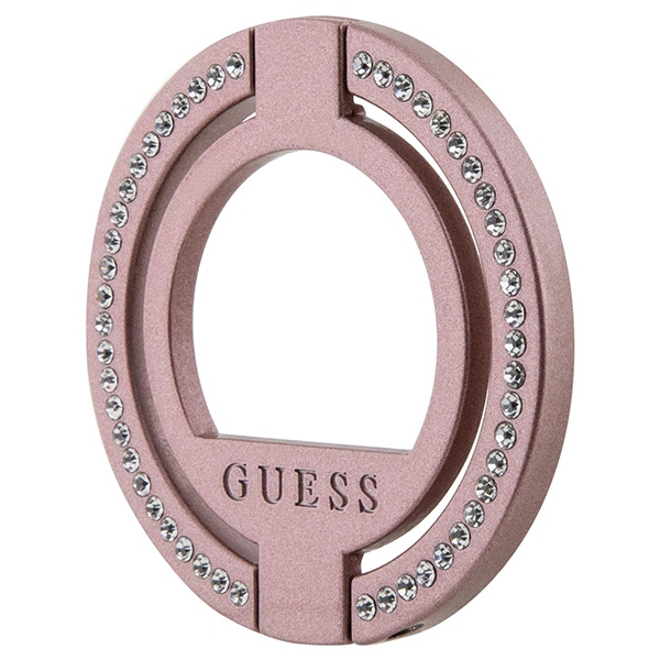 Guess MagSafe Ring stand GUMRSALDGPróżowy/pink Rhinestone