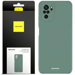 Spacecase Etui Silicone Case Redmi Note 10/10s dark green