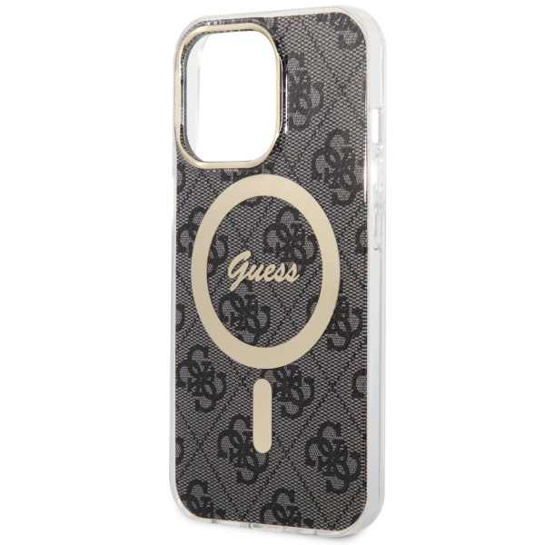 Guess GUHMP13LH4STK iPhone 13 Pro / 136.1" czarny/black hardcase 4G MagSafe