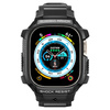 Etui z paskiem Spigen Rugged Armor Pro na Apple Watch Ultra (49 mm) - czarne