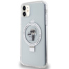 Karl Lagerfeld KLHMN61HMRSKCH iPhone 11 / Xr 6.1" white/white hardcase Ring Stand Karl&amp;Choupette MagSafe