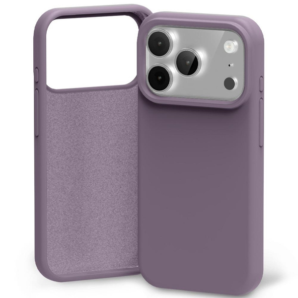 Etui Mercury Silicone do iPhone 17 Pro Max fioletowy