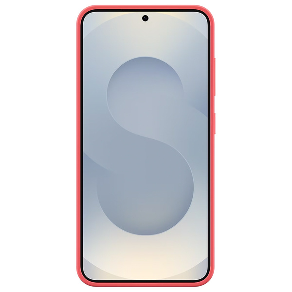 Etui Samsung Silicone do Galaxy S25 czerwony