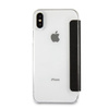 KARL LAGERFELD KLFLBKPXKSB IPHONE X/XS CZARNY/BLACK BOOKCASE SIGNATURE GLITTER