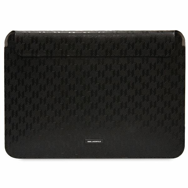Pokrowiec Karl Lagerfeld Saffiano Plaque na laptop 14" - czarny