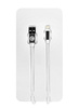 (4959) KABEL USB4 MOCOLO 1M TRWAŁY LIGHTNING SREBRNY