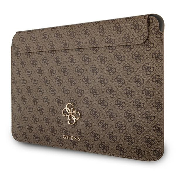 Guess Sleeve GUCS13G4GFBR 13" brązowy/brown 4G Big Logo