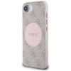 Etui Guess 4G Circle Classic Logo        MagSafe do iPhone 16e różowo