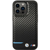 Etui BMW Leather Carbon na iPhone 13 Pro / iPhone 13 - czarne