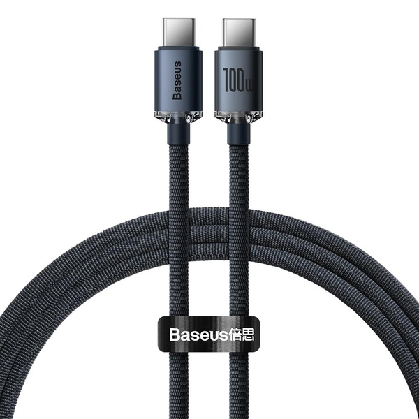 Baseus CAJY000601 USB-C - USB-C PD cable 100W 5A 480Mb/s 1.2m - black